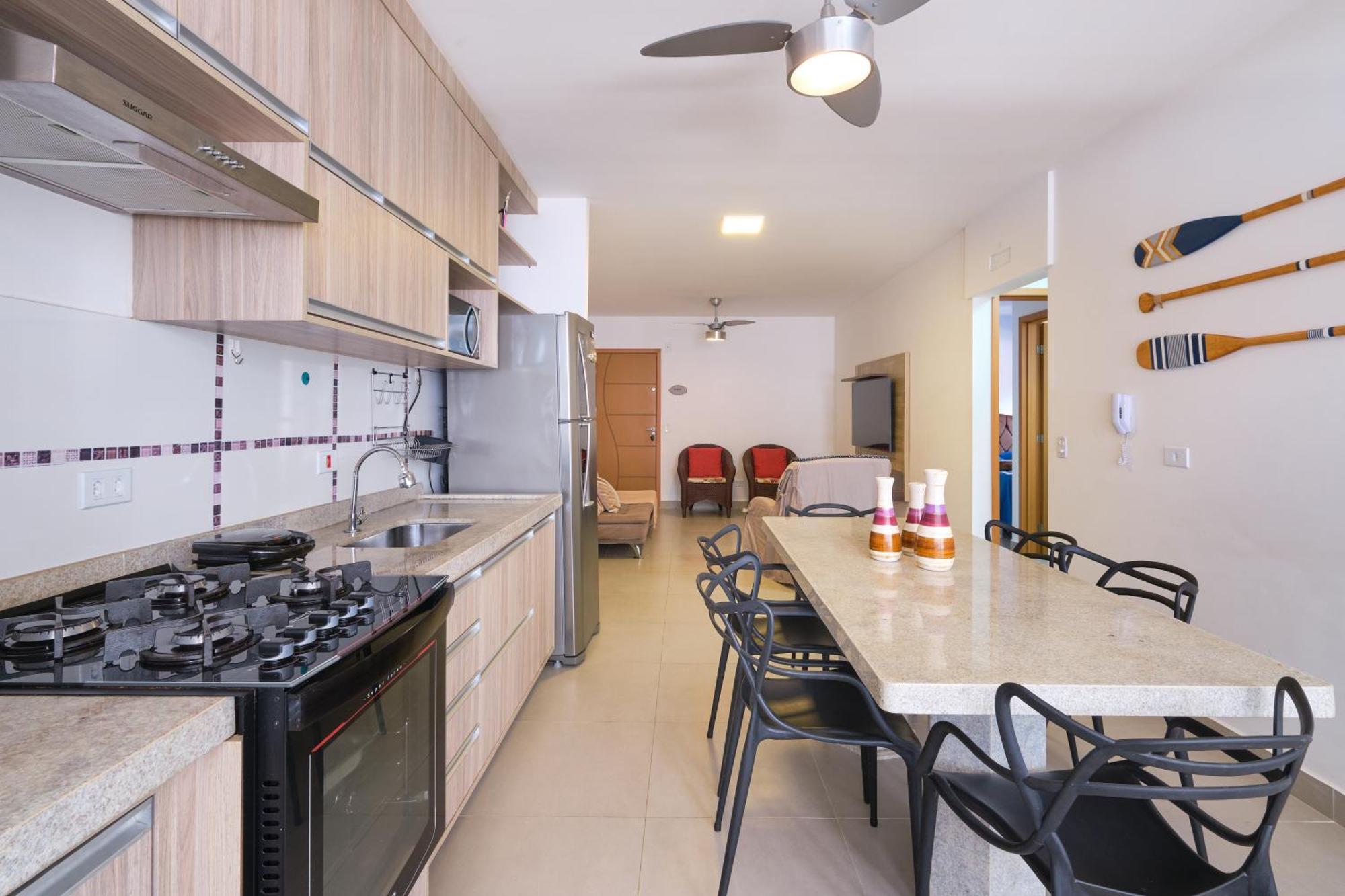 Orla Ubatuba 300 Metros - Ar Condicionado, Varanda Gourmet Kültér fotó